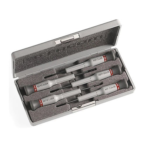 Coffret de 5 tournevis MICROTECH mixte Fente/Phillips – FACOM, AEF.J1