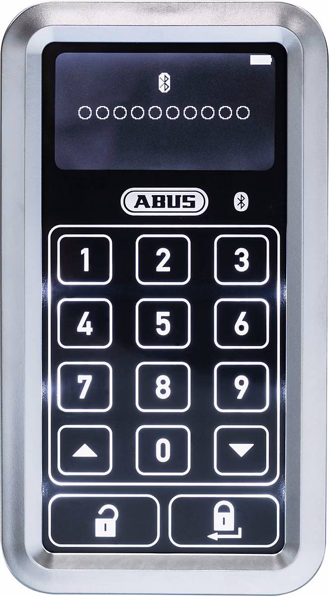 ABUS Clavier Numerique Bluetooth Argent HomeTec Pro – Réf. JKMWMUUSK1132898428