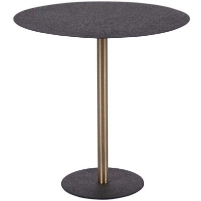 Table d'appoint en métal Dex 40 cm (Noir)