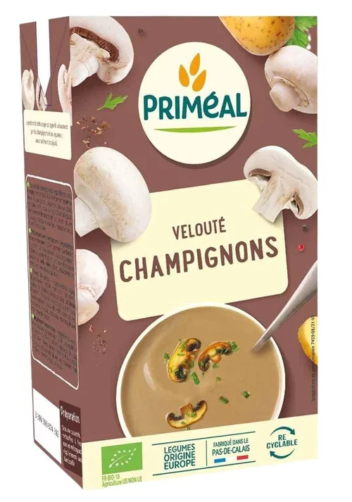 Vie au jardin：Velouté de champignons 1 L PRIMEAL