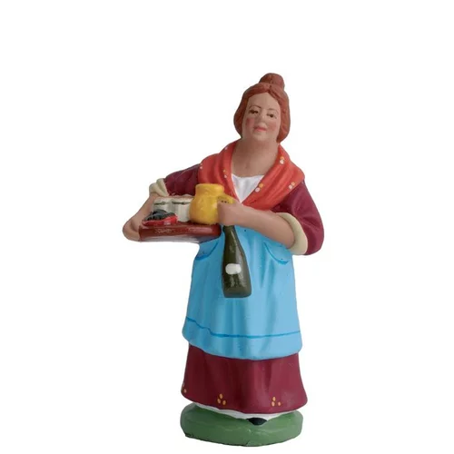 Une solution adaptée à l’extérieur：Fanny santons Escoffier - H 7 cm