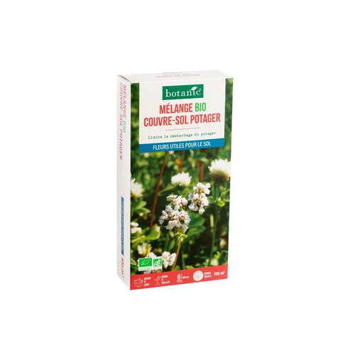 Jardin qualité：Mélange de graines couvre-sol pour potager bio botanic® - graines à semer (100 m²)
