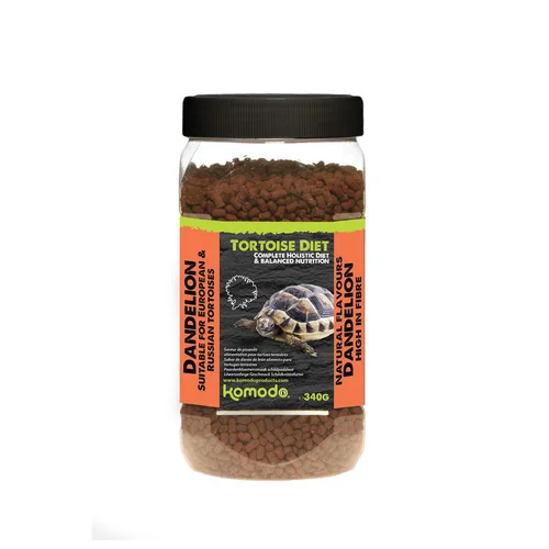 Jardin & maison:Aliment pour Tortues terrestres goût pissenlit Komodo Antinéa Tortoise Diet Dandelion - 340 g
