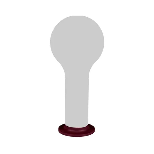 Un atout pour le jardin：Socle aimanté en aluminium Fermob pour lampe Aplö coloris cerise noire - Ø 8 cm