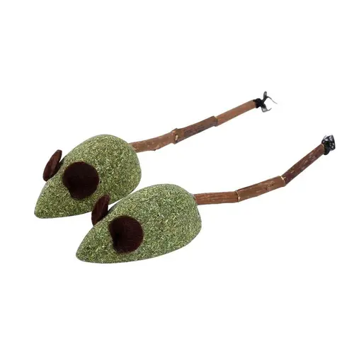 Choix jardin:Jouet pour chat matatabi souris en duo 5x2x2 cm