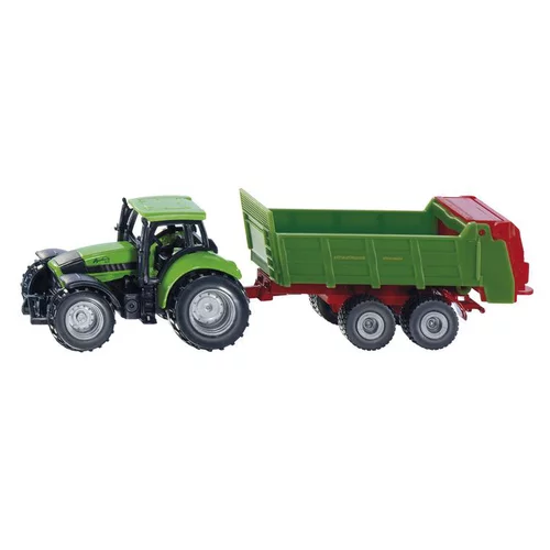 Solution simple:Tracteur avec épandeur universel Siku - echelle 1/64e