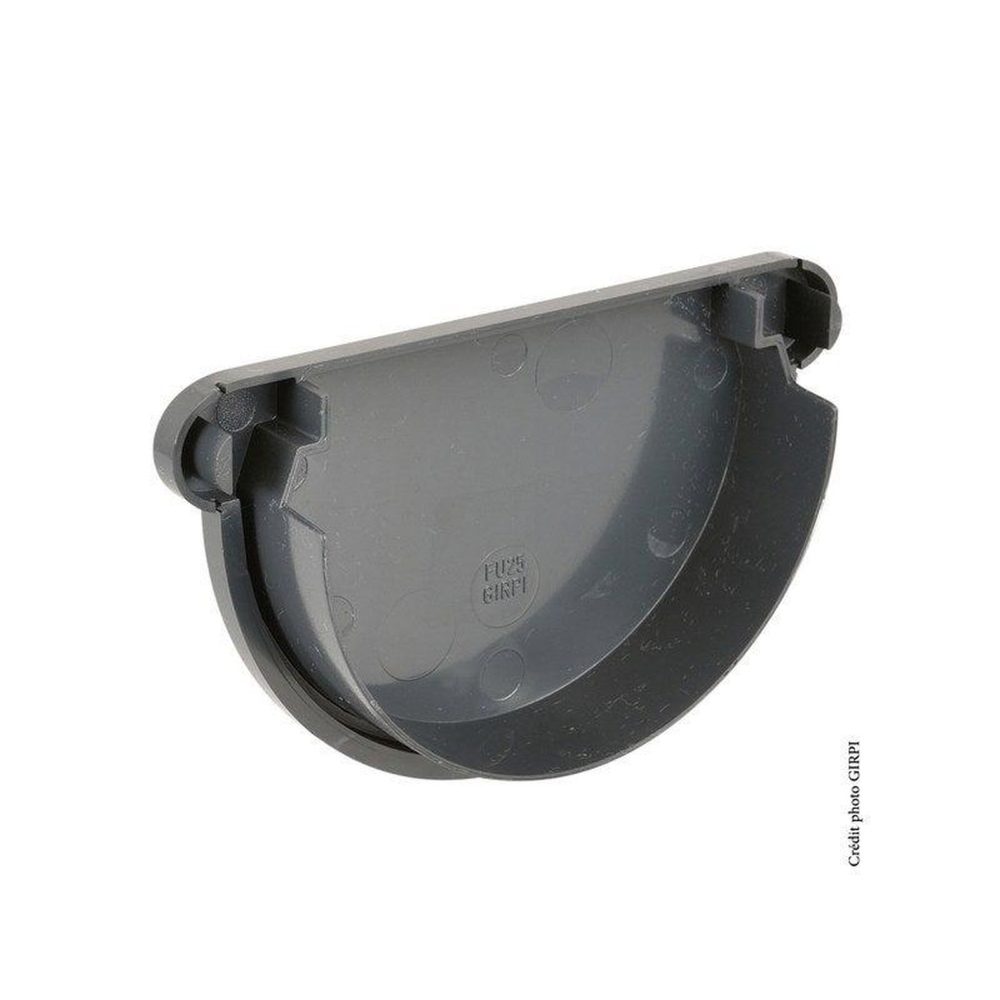 GIRPI Fond à joint pvc ardoise GIRPI, Dév.16 cm Diam.50 mm