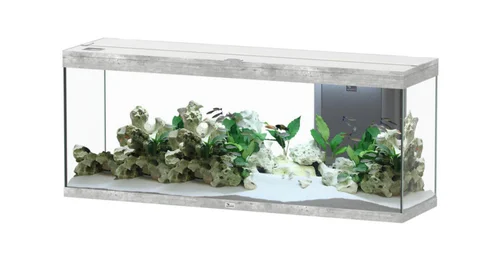 Essentiel extérieur:Aquarium coloris béton Aquatlantis Splendid Ultra 150 298 L - 150 x 40 x 83 cm