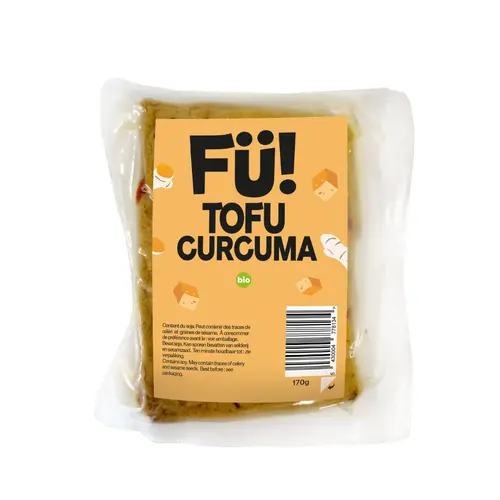 Pour un jardin bien organisé：Tofu bio au curcuma Fü - 170 g