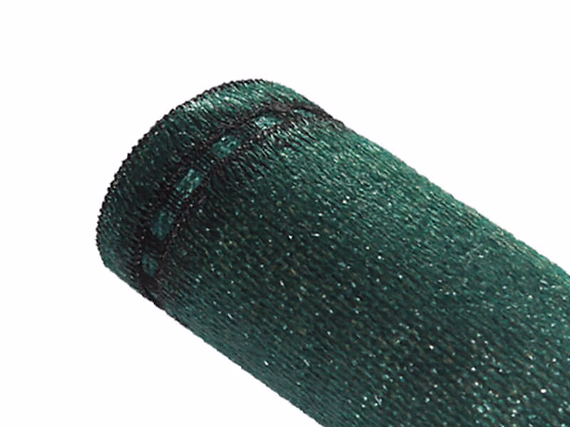 Brise – vue 100%, Vert/Noir, 300gr/m², Boutonnières Vert/Noir 2m x 25m