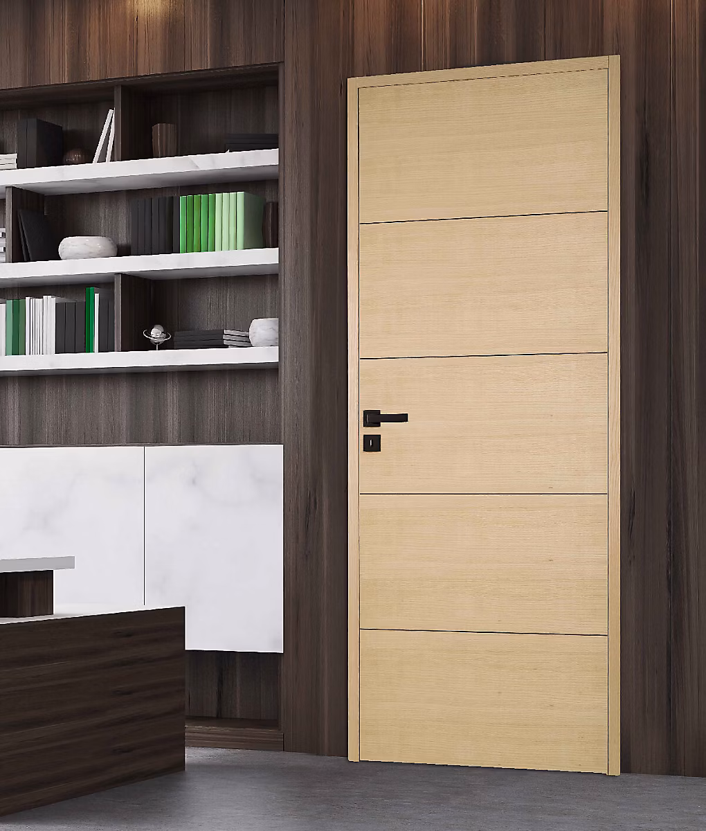 Bloc porte bois isoplane ANTLIA3 830 gauche plaqué frêne blanc européen – Réf. RABAYLROB0227993190