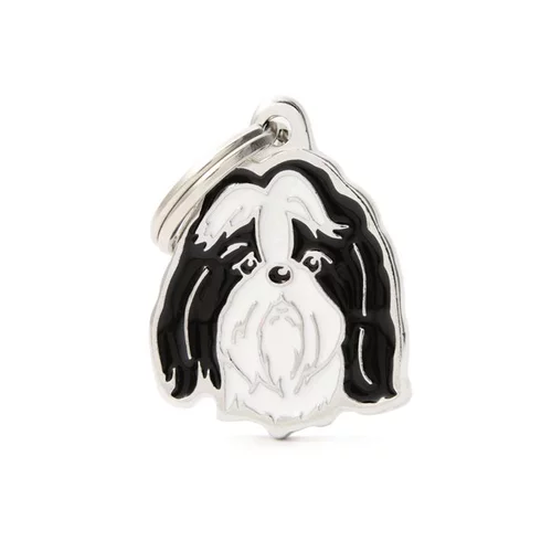 Jardin équipement：Médaille friends pour shih tsu en métal