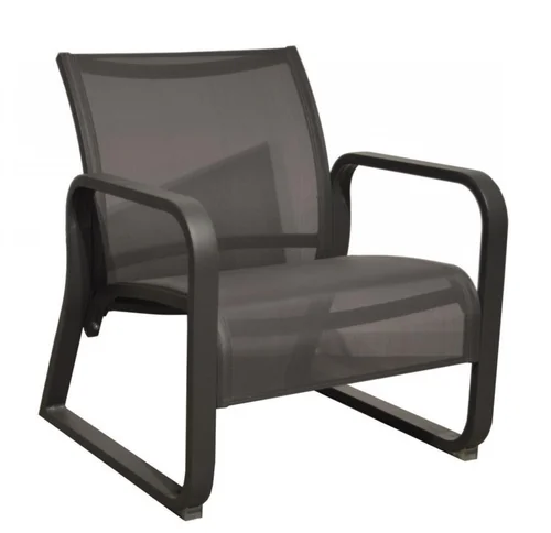 Une idée maline pour l’extérieur：Fauteuil lounge aluminium gris, PROLOISIRS quenza ii - graphite
