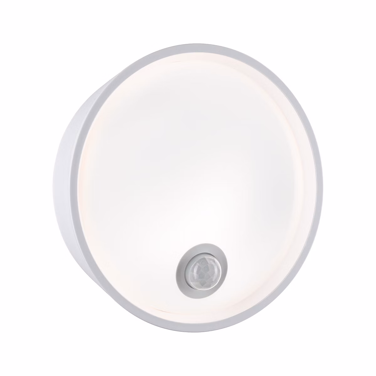 Applique d'extérieur LED Platomo Détecteur de mouvement crépusculaire (IR) résistant à l'eau de mer IP44 rond 180 mm 3000K 14 – 5W 1