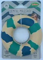 Jardin utile：Jouet à mâcher pour chien bagel anneau en caoutchouc naturel coloris bleu Bubimex – Ø 9,5 cm (taille M)