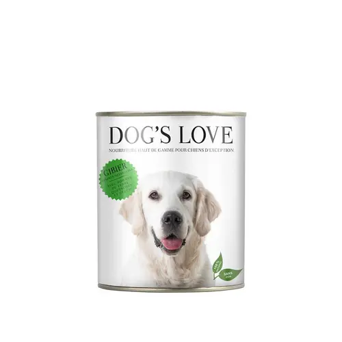 Jardin à vivre：Pâtée naturelle pour chien au gibier - boite de 200 g