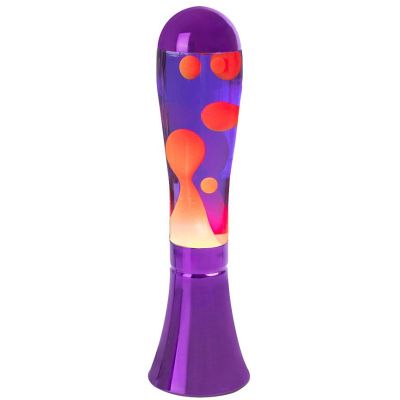 Lampe à poser en aluminium et verre Magma (Violet)