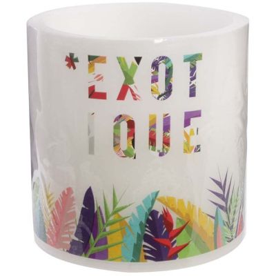 Bougie LED Exotique 15 cm (Exotique)