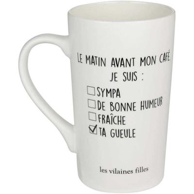 Mug humoristique en porcelaine XXL