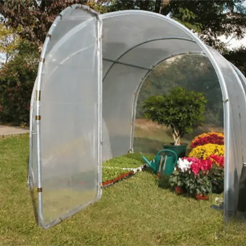 Jardin et idées：Porte battante supplémentaire pour serre tunnel, largeur 3m - SERRES RICHEL