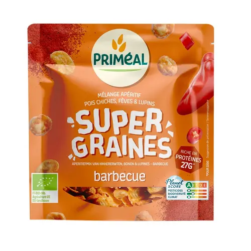 Idée extérieure：Mélange de graines bio barbecue Priméal Super Graines - 100 g
