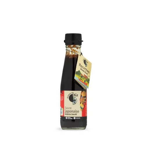 Un atout pour vos extérieurs：Sauce japonaise bio (sésame toasté) Compagnieriz - 200 ml