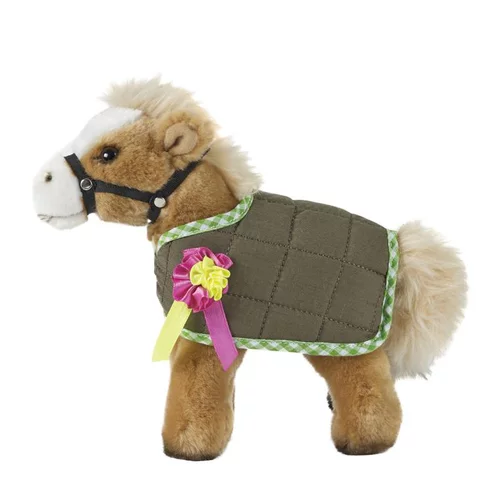 Choix pour le jardin：Cheval avec gilet peluche 23 cm pour tout âge
