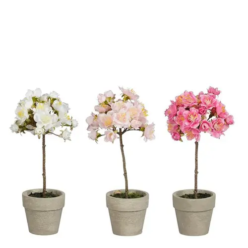 Pour votre espace vert:Cerisier artificiel en pot - 9 x 10 x 23 cm