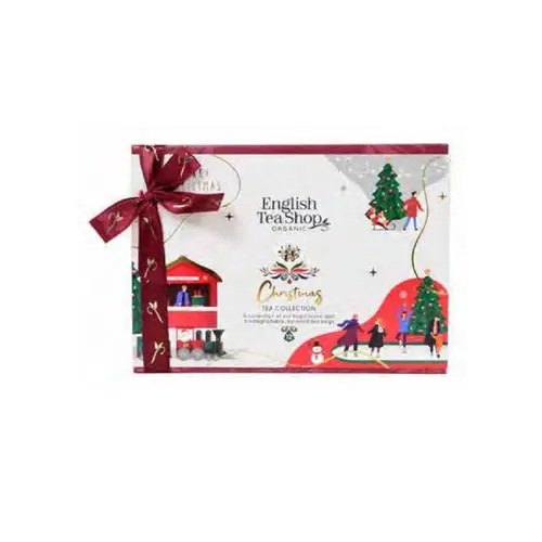 Malin jardin:Coffret prismes de thés et infusions bio English Tea Shop Joyeux Noël - x 12 sachets