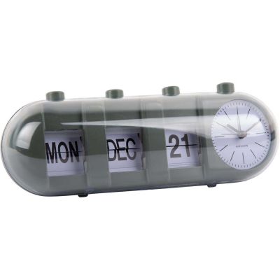 Réveil Retro Tube Calendar Flip (Vert)