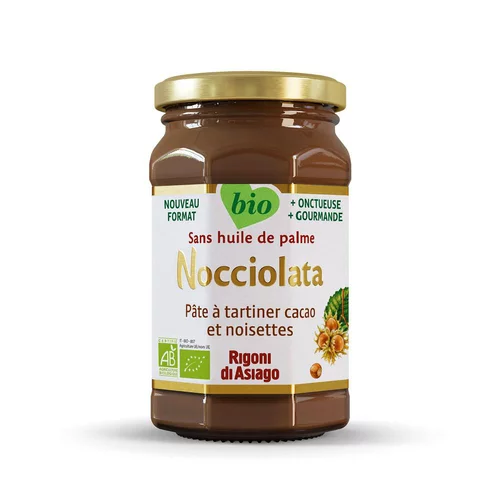 Utile dehors：Pâte à tartiner chocolat bio Nocciolata - 325 g