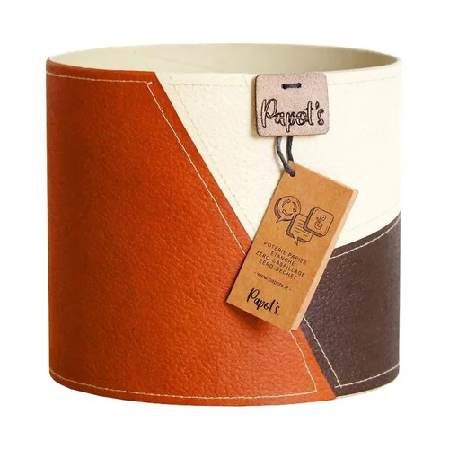Le bon choix pour le jardin：Cache-pot multicolore Papot's Vintage - Ø 15,5 x H 15 cm