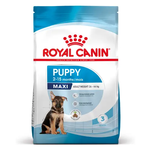 Sélection au jardin:Croquettes pour chiot de grande taille Royal Canin Maxi Puppy - 3 kg