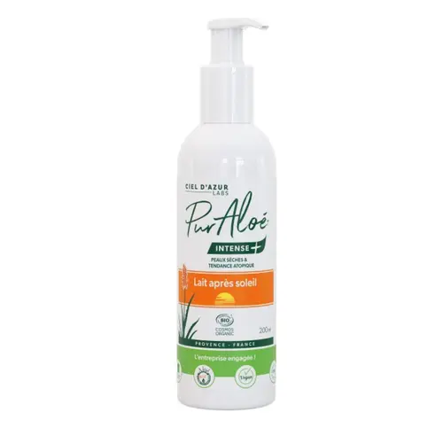 Jardin & idées:Lait après soleil bio Pur Aloé - 200 ml