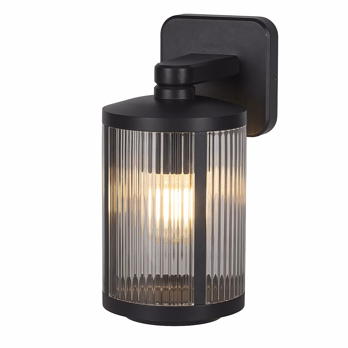 Luminaire et éclairage extérieur – Applique murale d'extérieur VELADA noir E27 H29cm