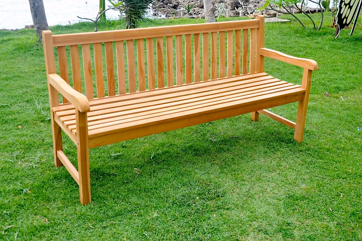 Salon et mobilier de jardin – Banc teck 3 places KUALA Concept Usine