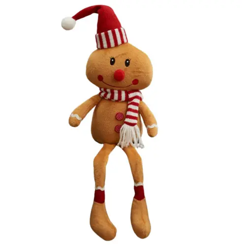 Jardin tendance:Personnage en pain d’épice assis avec jambes pendantes M. Gingembre Gonk - 25 cm