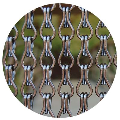 Rideau de porte en aluminium Alusax (90x210 cm)