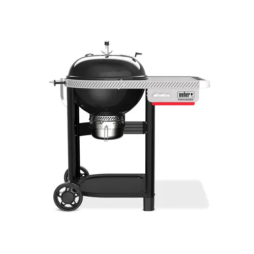 Jardin & nature:Barbecue charbon Performer Premium coloris noir en acier émaillé Weber - Ø 57 x 110,5 x 76,2 cm