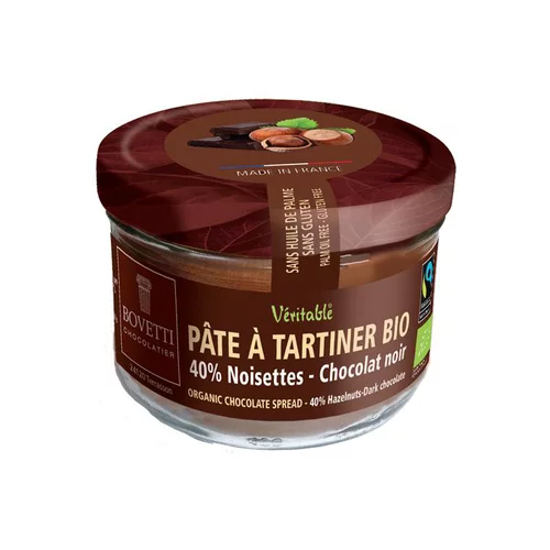 Confort au jardin:Pâte à tartiner bio noisettes et chocolat noir - 350 g