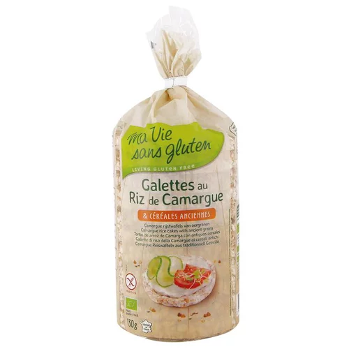 Pour tous vos projets jardin:Galettes de riz de Camargue aux céréales anciennes 130 g