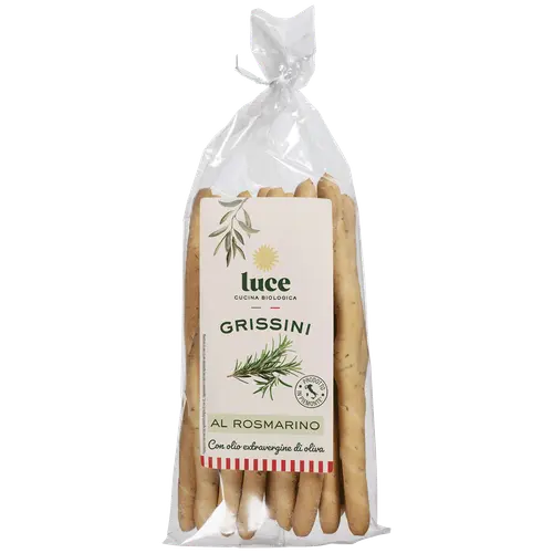 Jardin extérieur：Gressins romarin bio Luce - 150 g