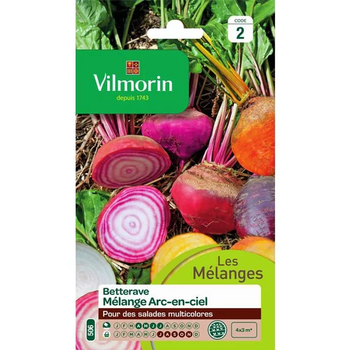 Vie au jardin:Graines de betterave arc en ciel Vilmorin - graines à semer