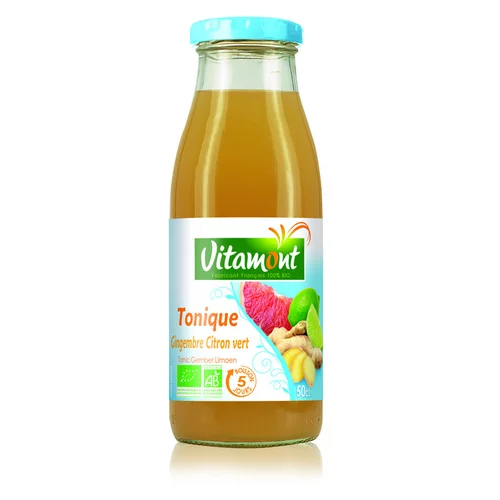 Maison et jardin：Tonique gingembre citron vert bio - 50 cl