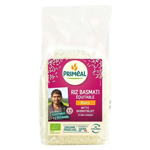 Bien au jardin：Riz basmati blanc bio en sachet de 1 kg