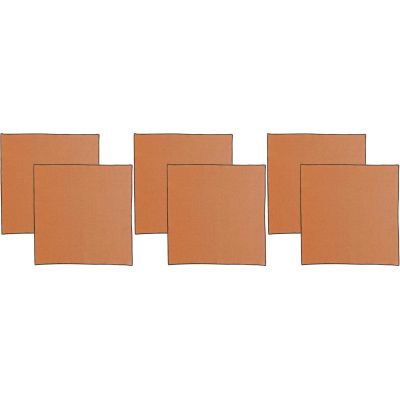Serviette de table en coton recyclé Grace (Lot de 6) (Caramel)