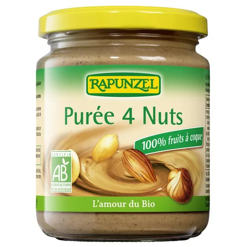 Solution utile：Purée 4 nuts vegan Rapunzel - 250 g