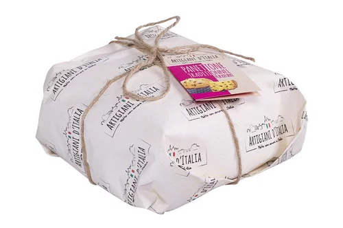 Jardin déco：Panettone traditionnelle pur beurre bio Artigiani d'Italia - 750 g