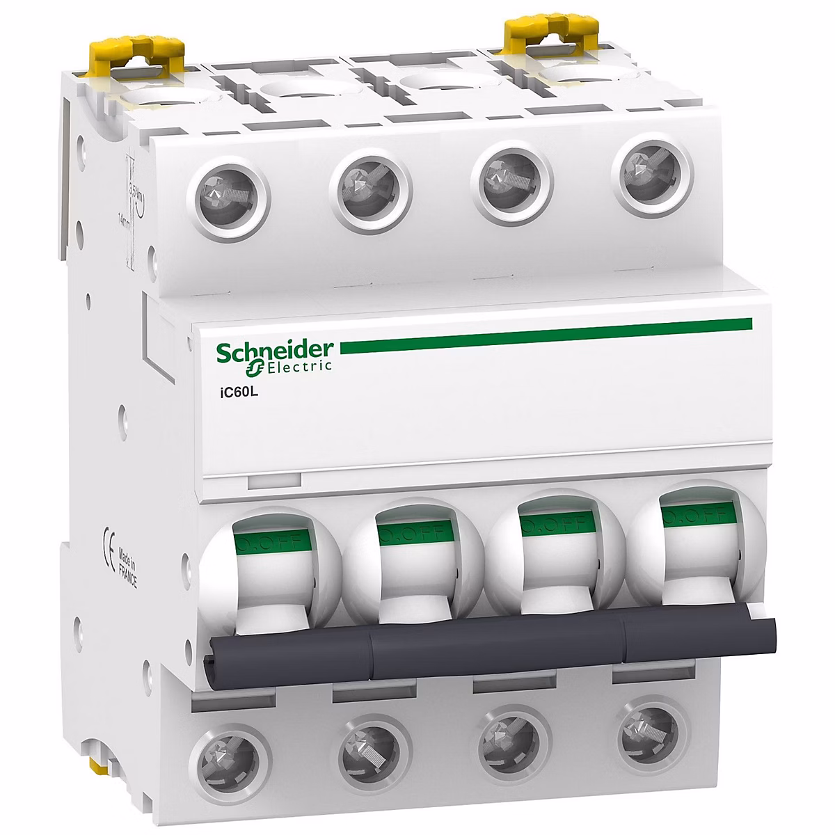 A9f94402 Schneider Ic60l Disjoncteur Tétrapolaire Schneider 2a | 4p – Courbe C – 100ka – à Vis