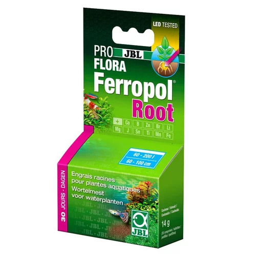 Pour organiser le jardin：Comprimés d’engrais ferropol root Jbl vert x 30